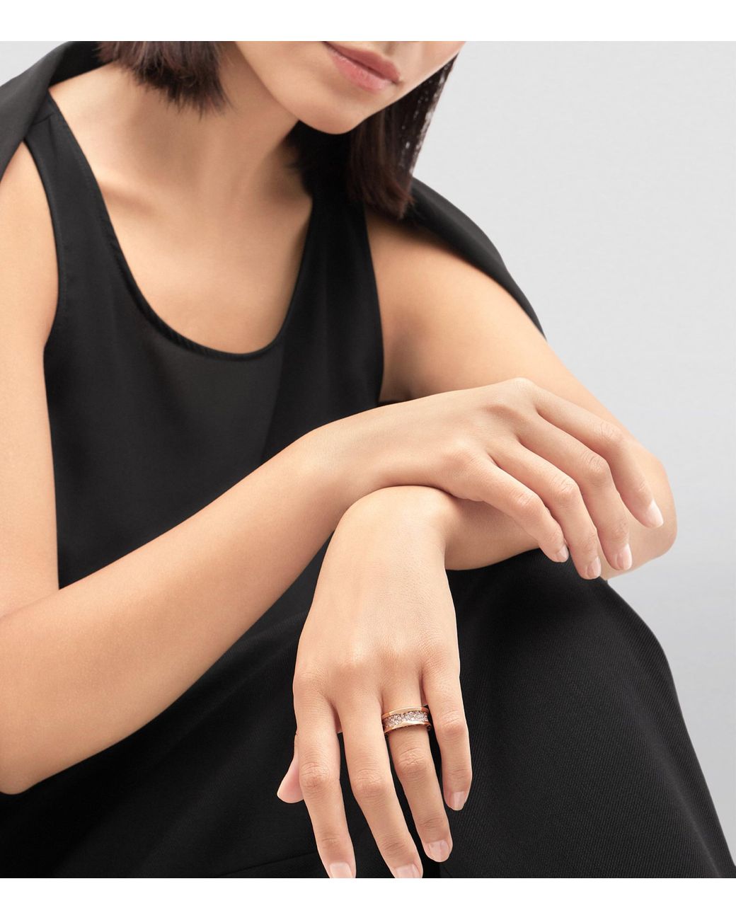 BVLGARI Natural And Diamond B.Zero1 Ring