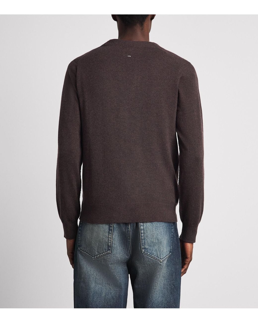 Rag & Bone Brown Cashmere Vernon V-Neck Cardigan for men