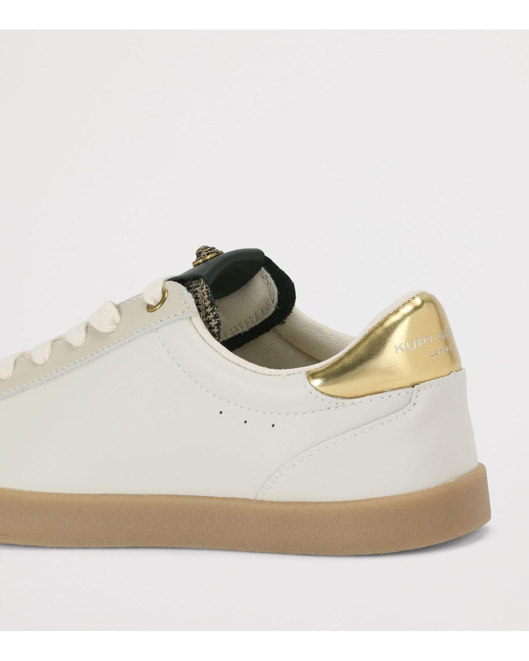 Kurt Geiger Brown Leather Britton Sneakers
