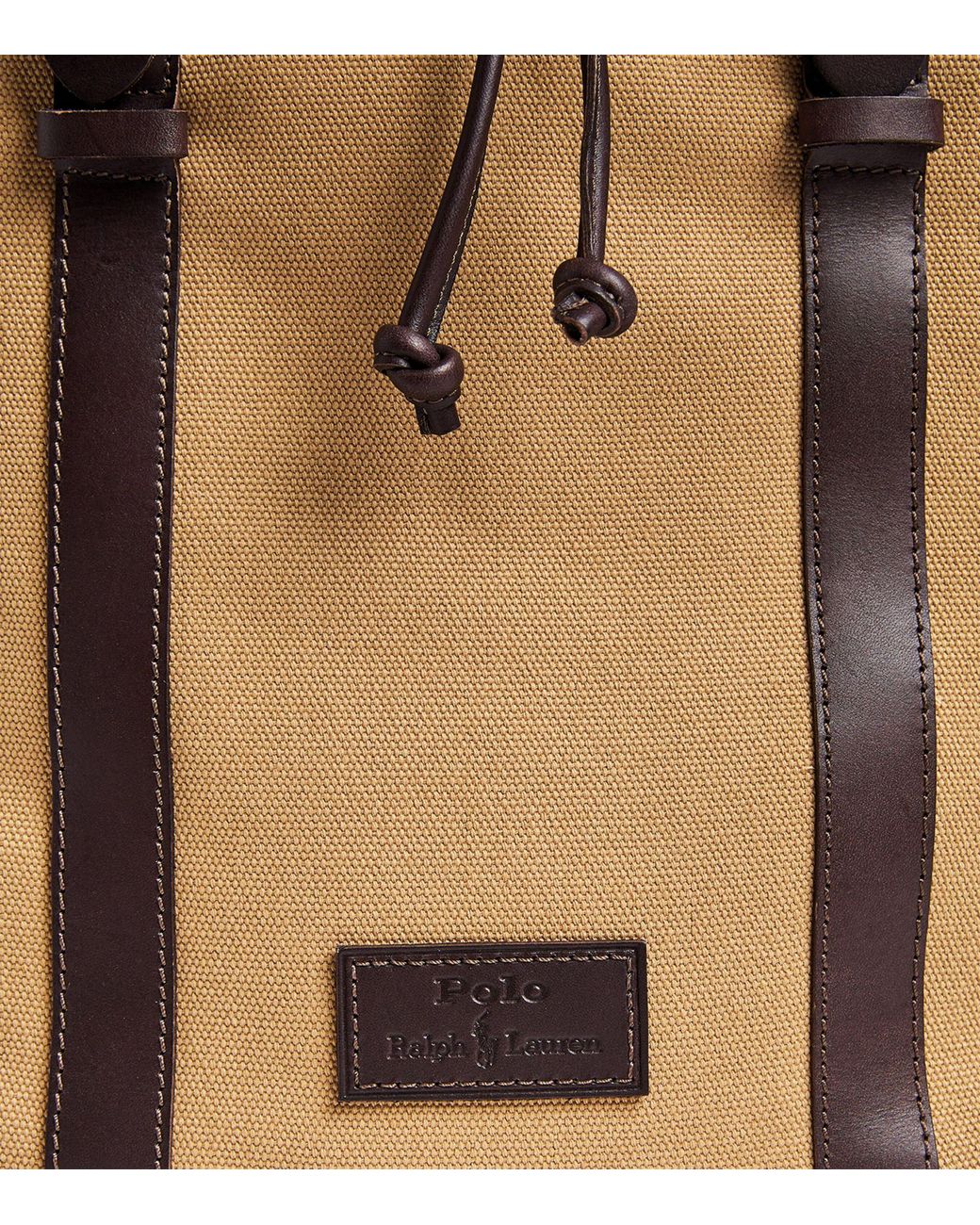 Polo Ralph Lauren Leather-Trimmed Canvas Bag in Blue for Men