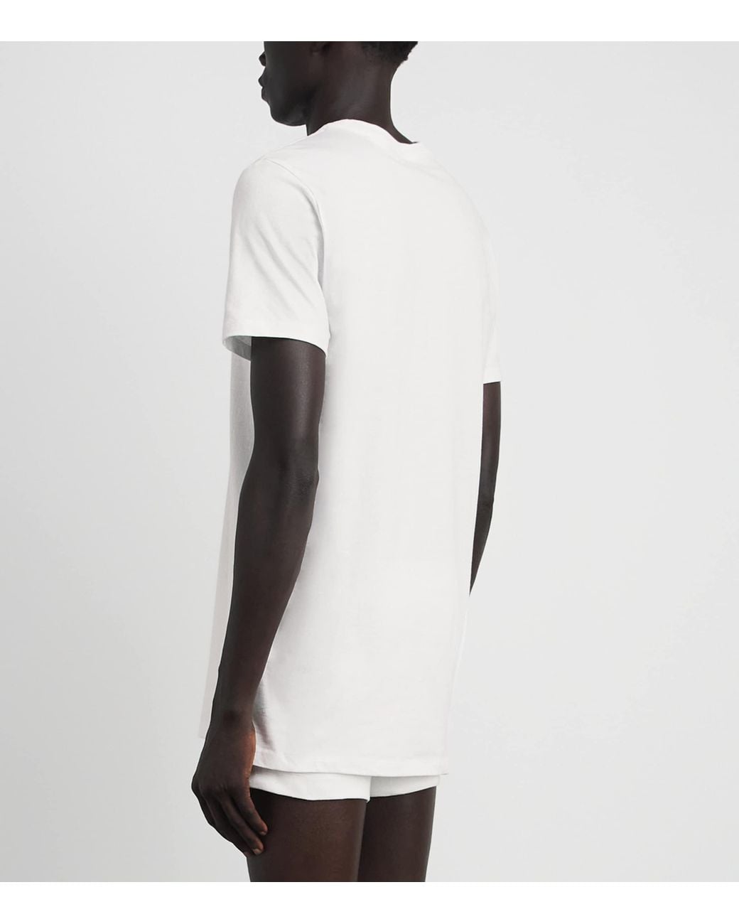Calvin Klein White Stretch-Cotton T-Shirts for men