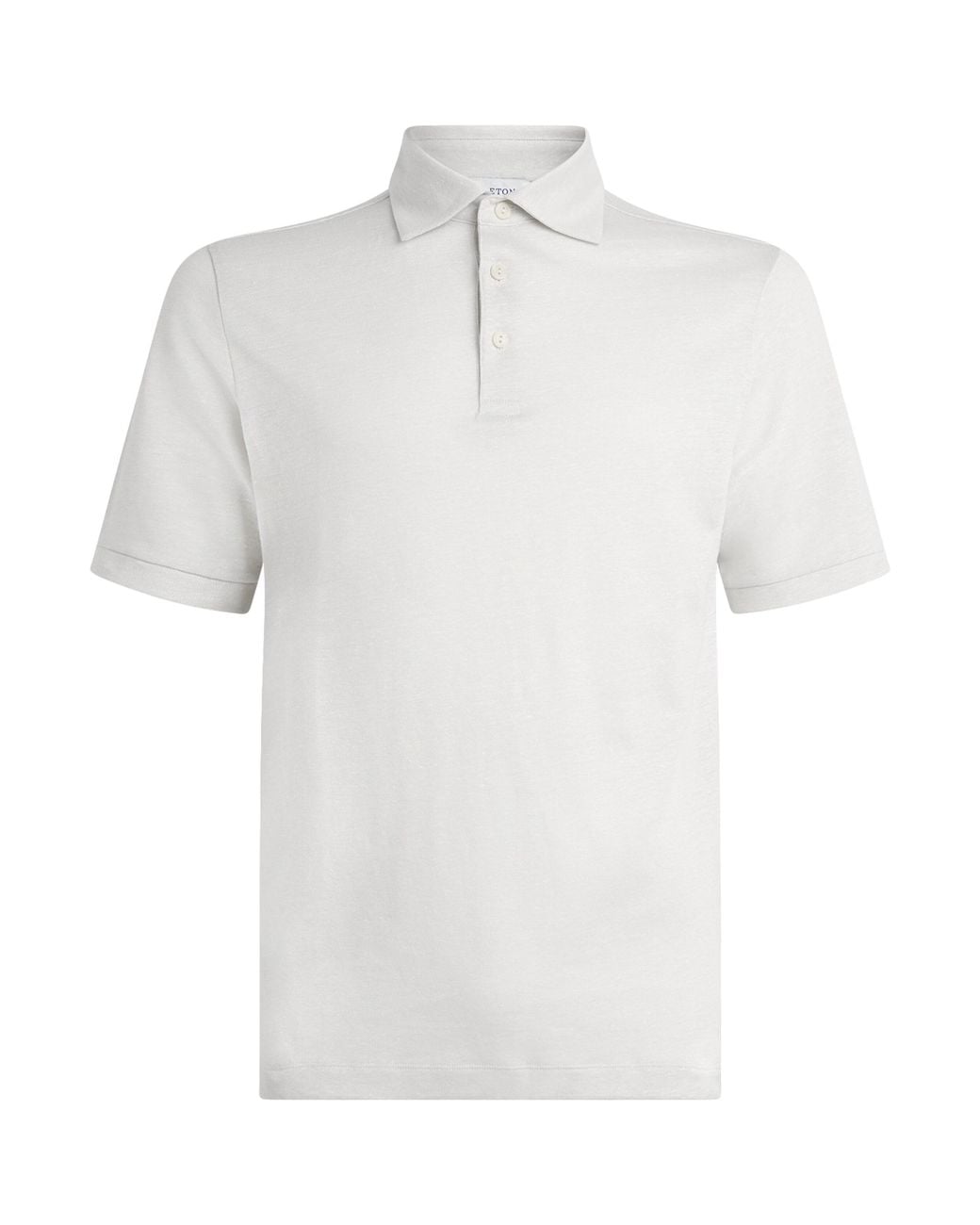Eton of Sweden White Cotton Polo Shirt for men