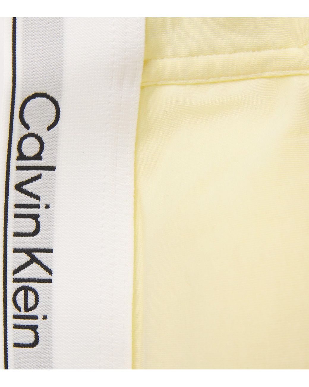 Calvin Klein Natural Cotton-Blend Icon Lined Bralette