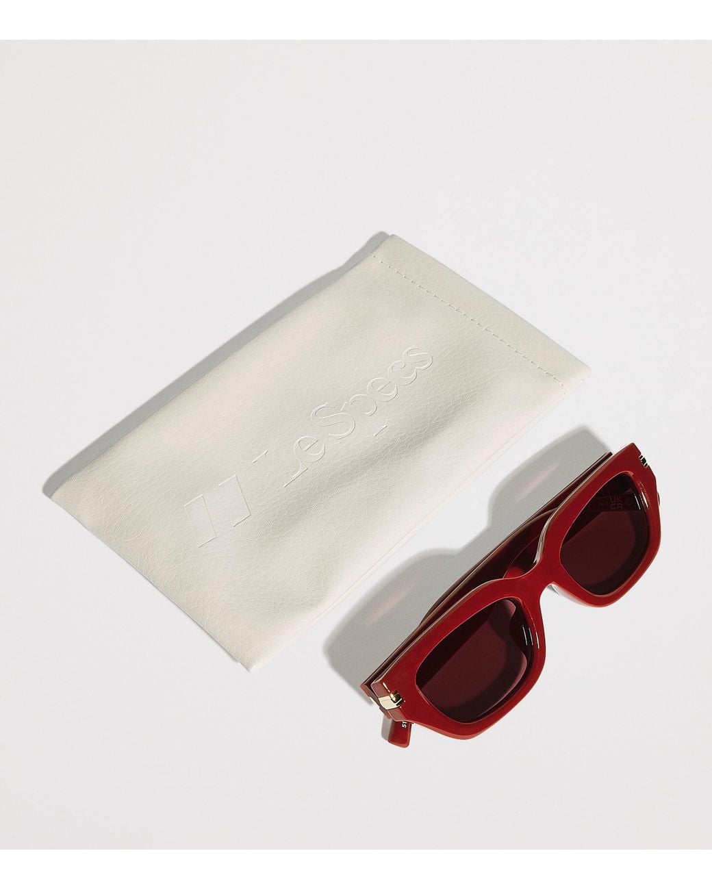 Le Specs Red Cubito Cat Eye Sunglasses