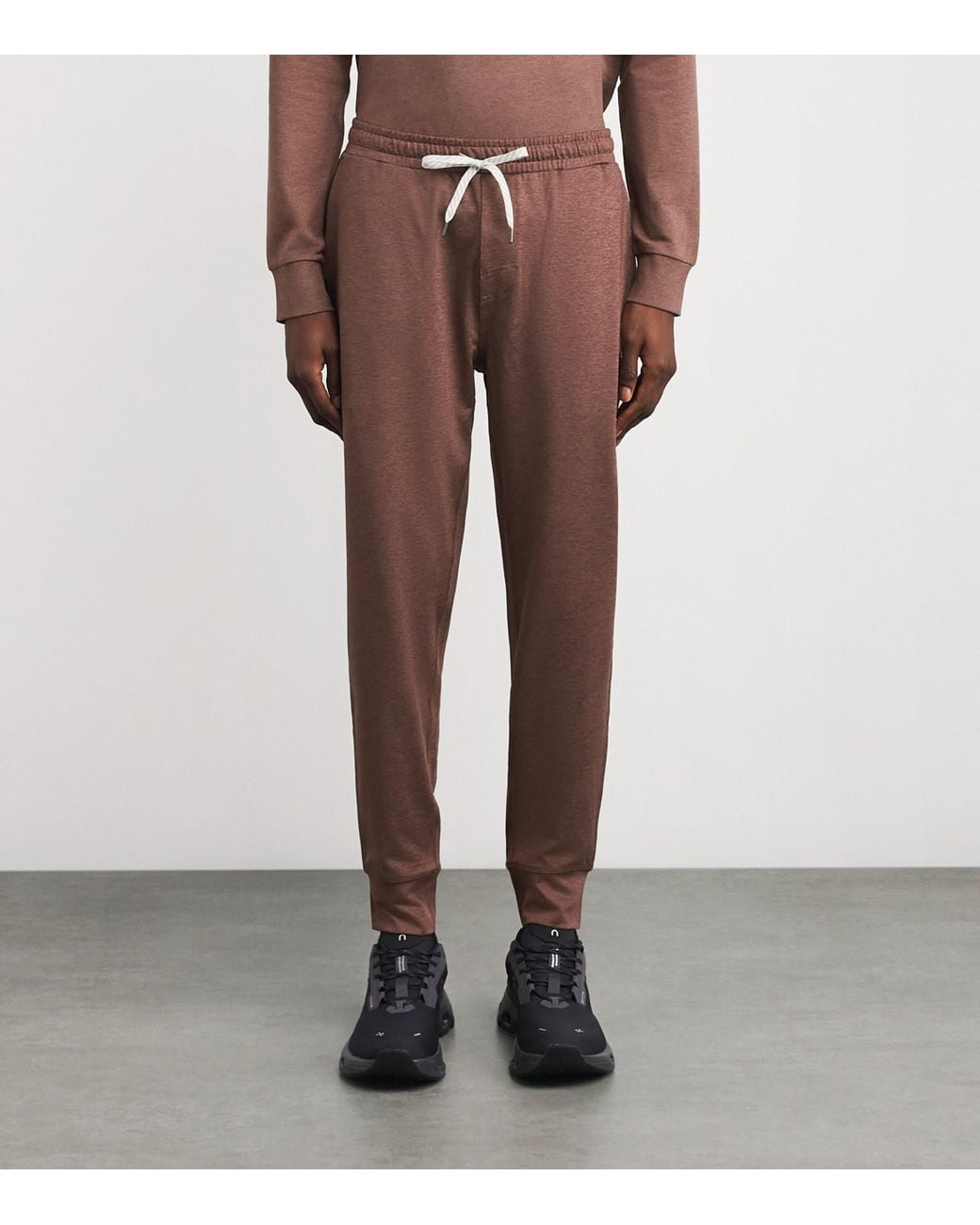 vuori Brown Sunday Performance Sweatpants for men