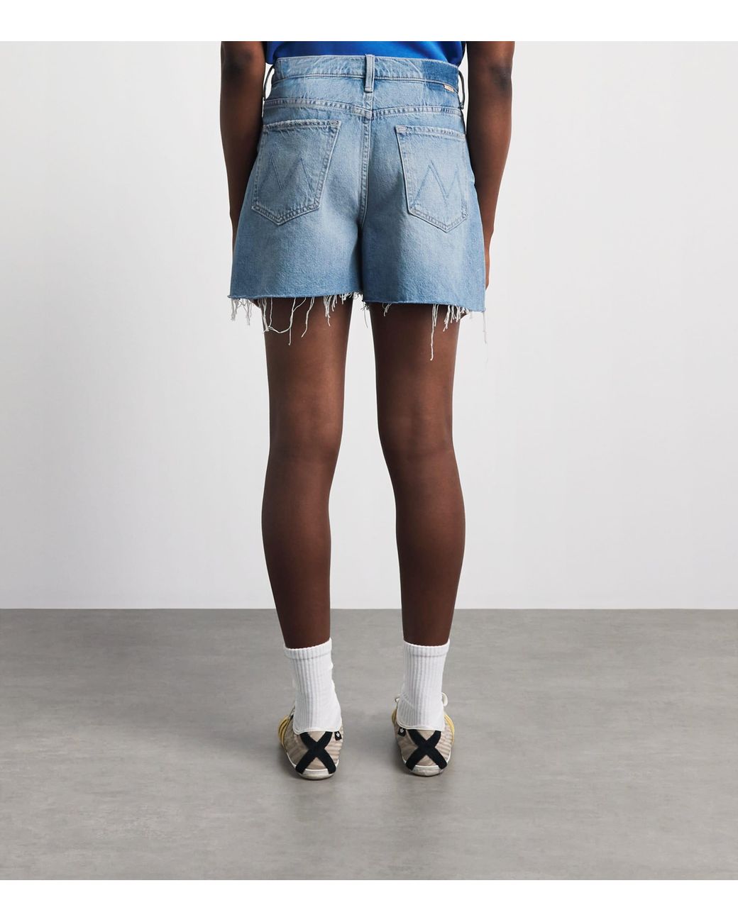 Mother Blue Extra Mile Shorts