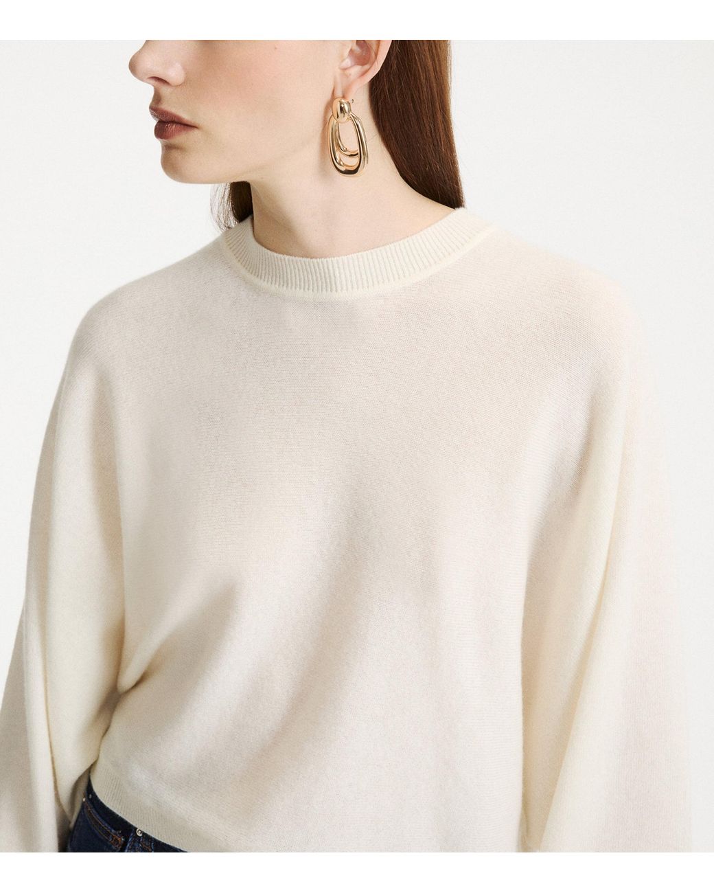 Marella White Cashmere Sweater