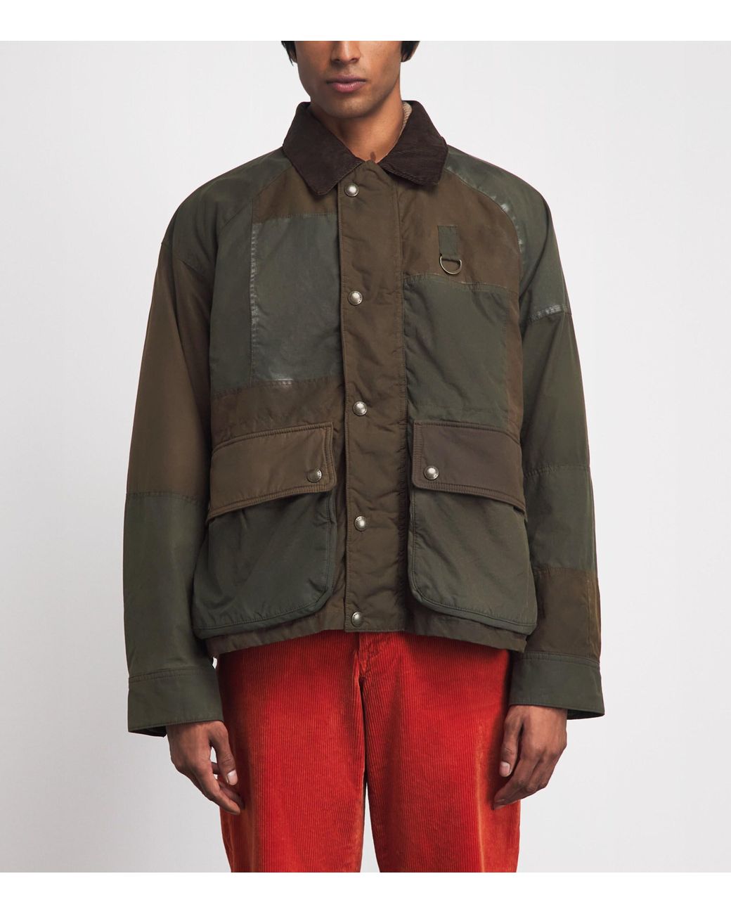 Polo Ralph Lauren Green Cotton Patchwork Oilcloth Jacket for men