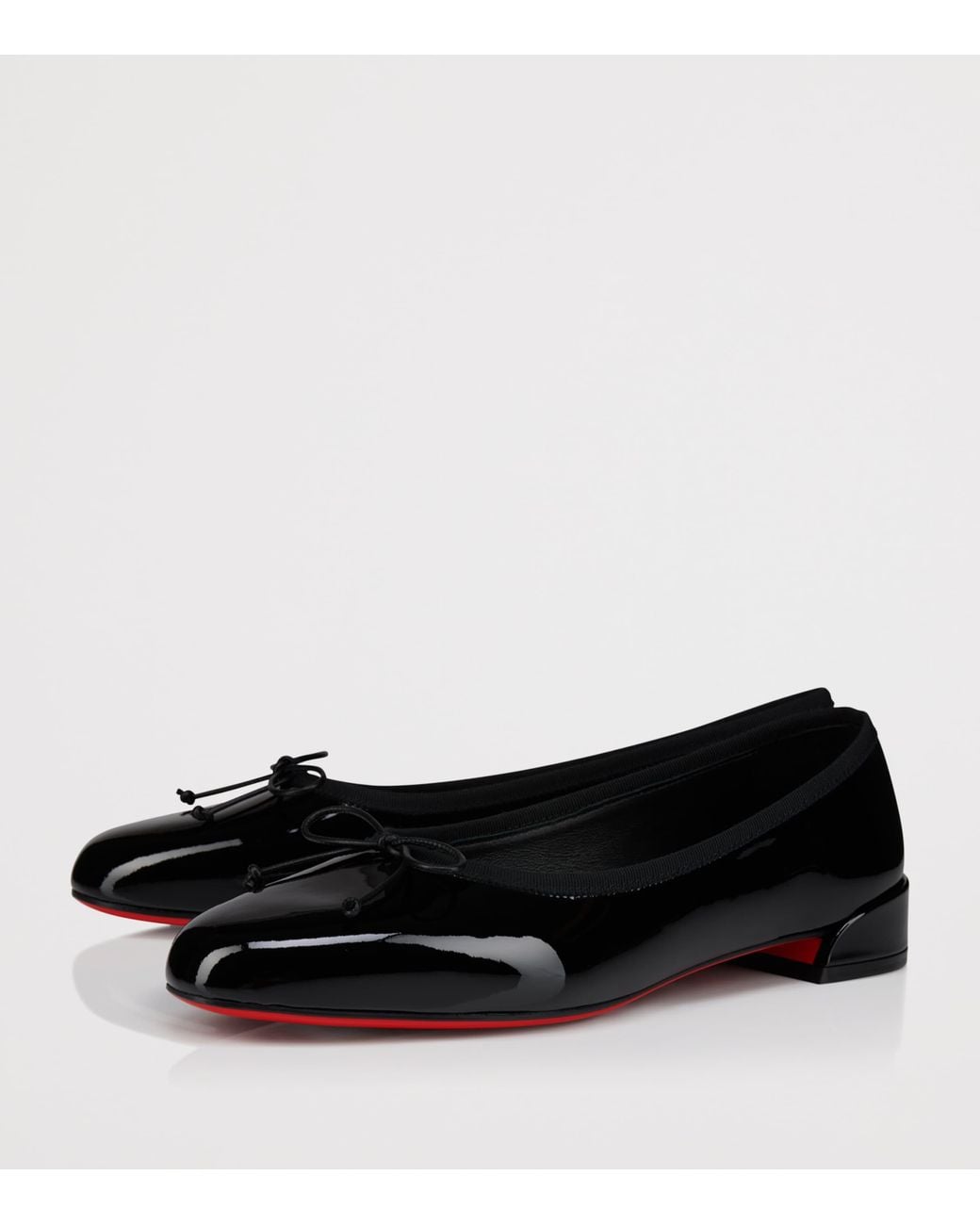 Christian Louboutin Black Sweetie Jane Patent Ballet Flats