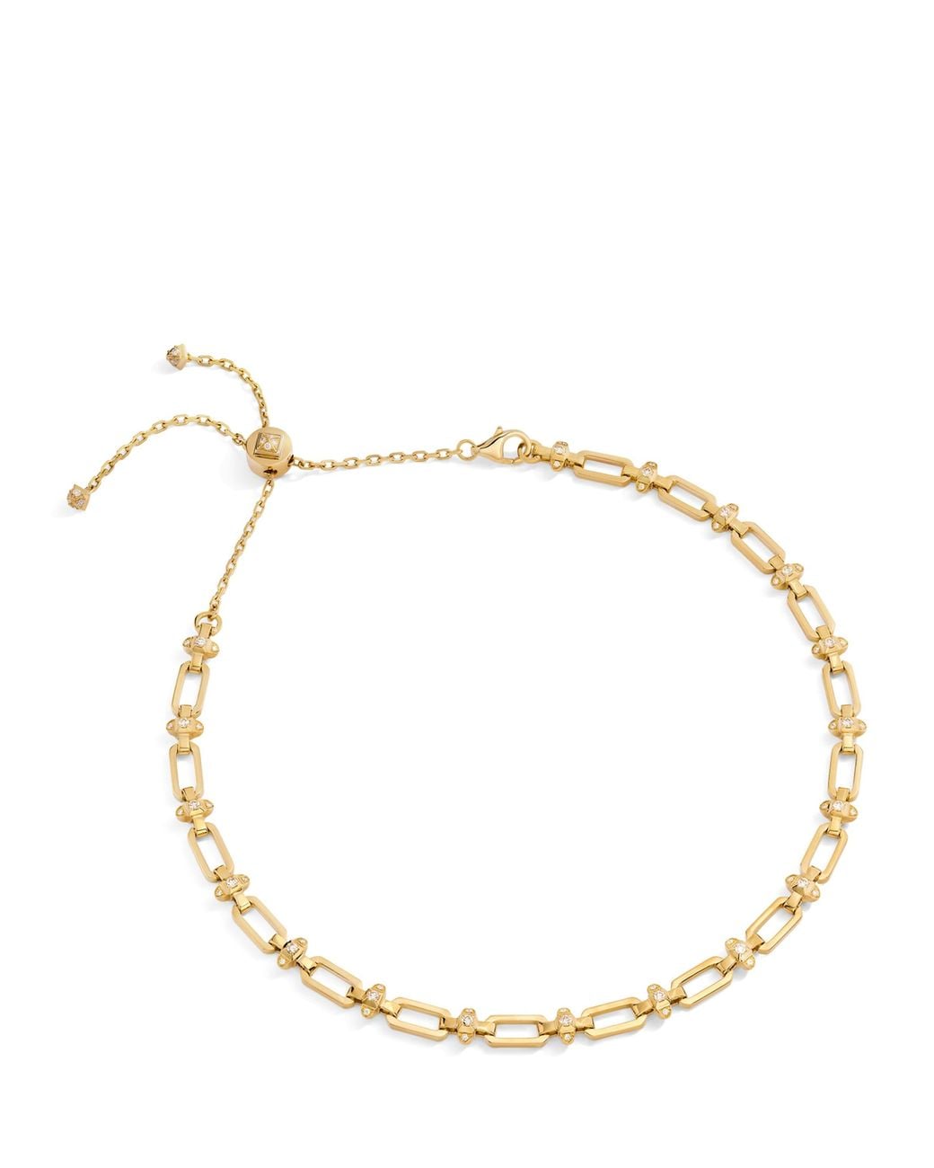 Marli New York Metallic And Diamond Tip-Top Necklace