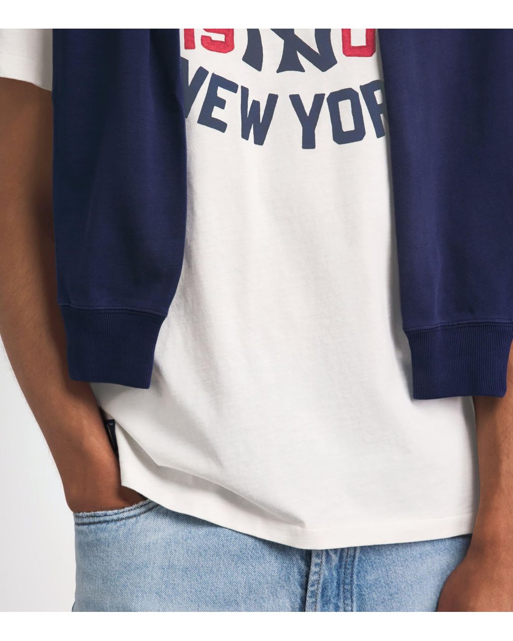 Polo Ralph Lauren White X Yankees Cotton T-Shirt for men