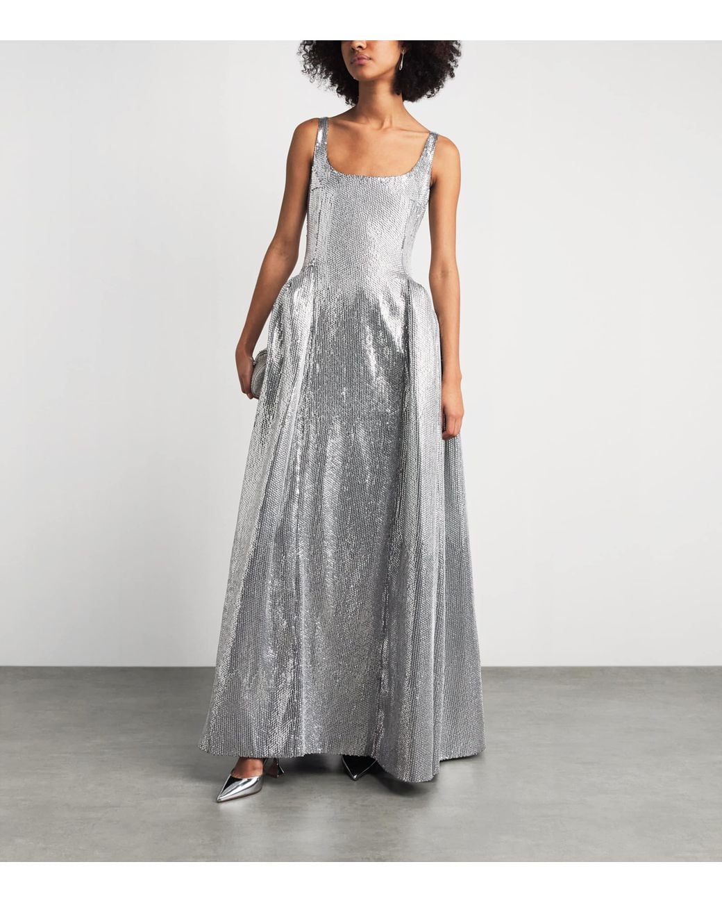 16Arlington Gray Sequin Virona Gown