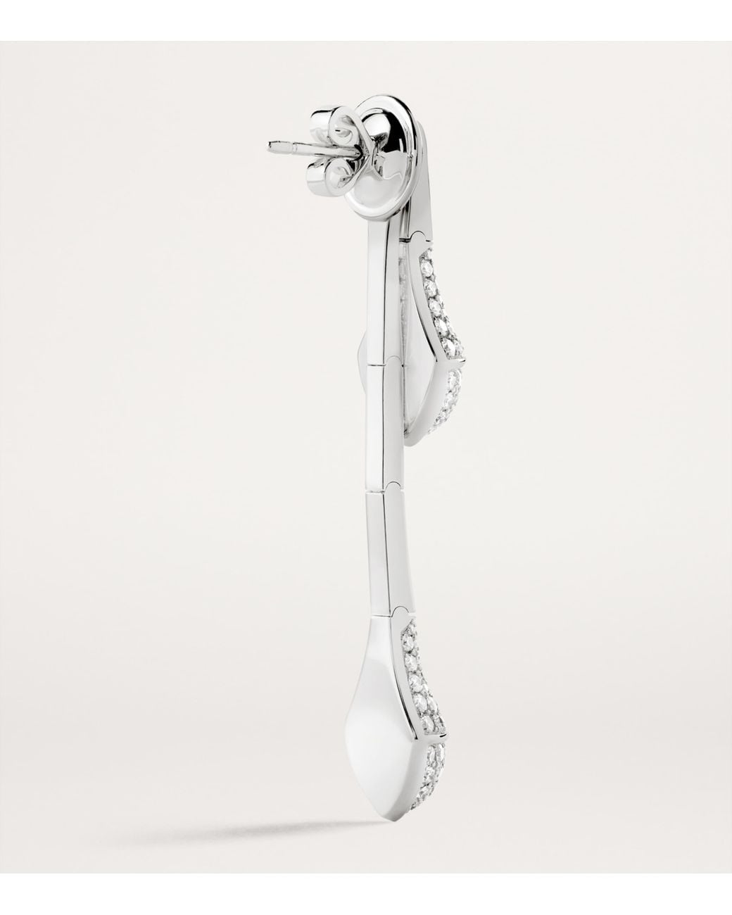 Marli New York White And Diamond Cleo Drop Earrings