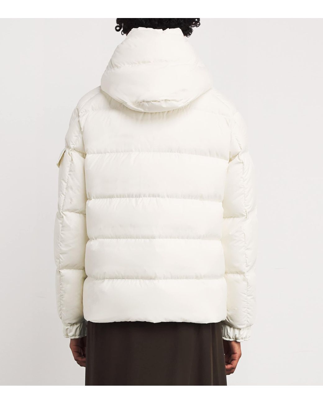 Moncler White Down Maya Puffer Jacket