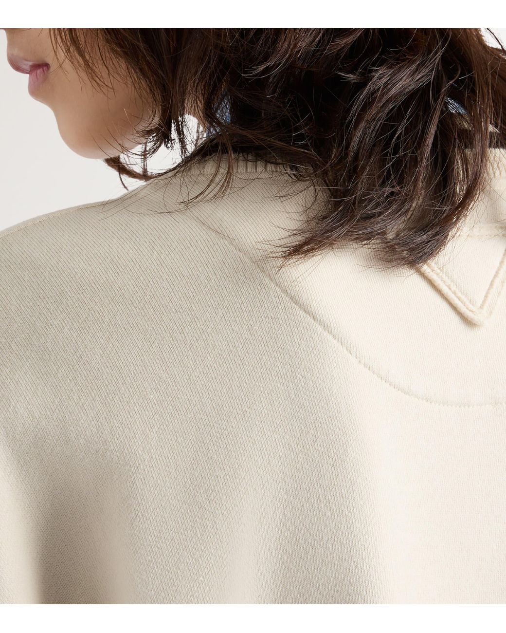 Prada White Cotton Varsity Sweatshirt