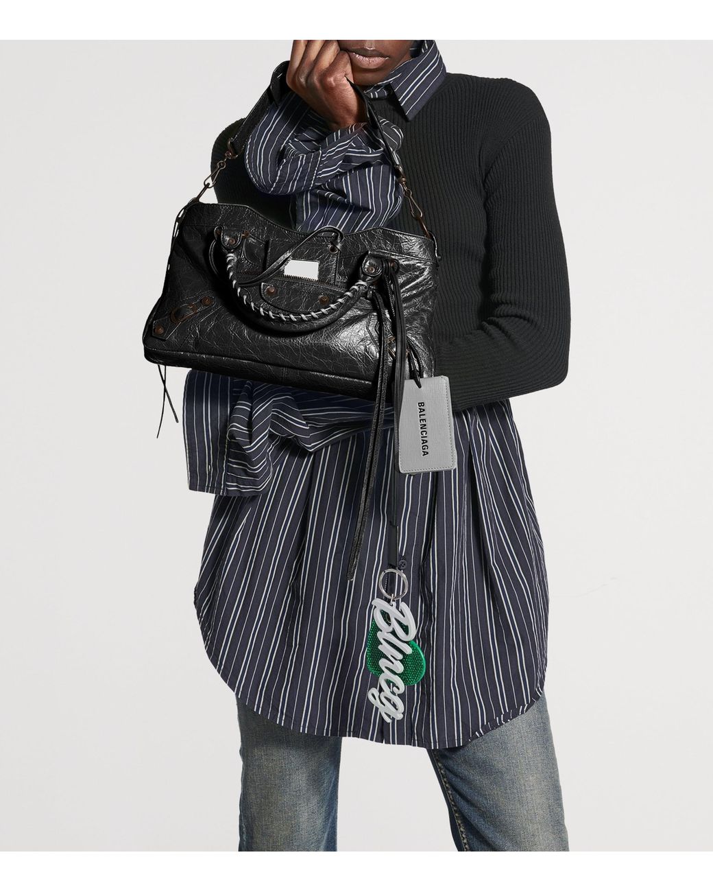 Balenciaga Black Le City First Top-Handle Bag