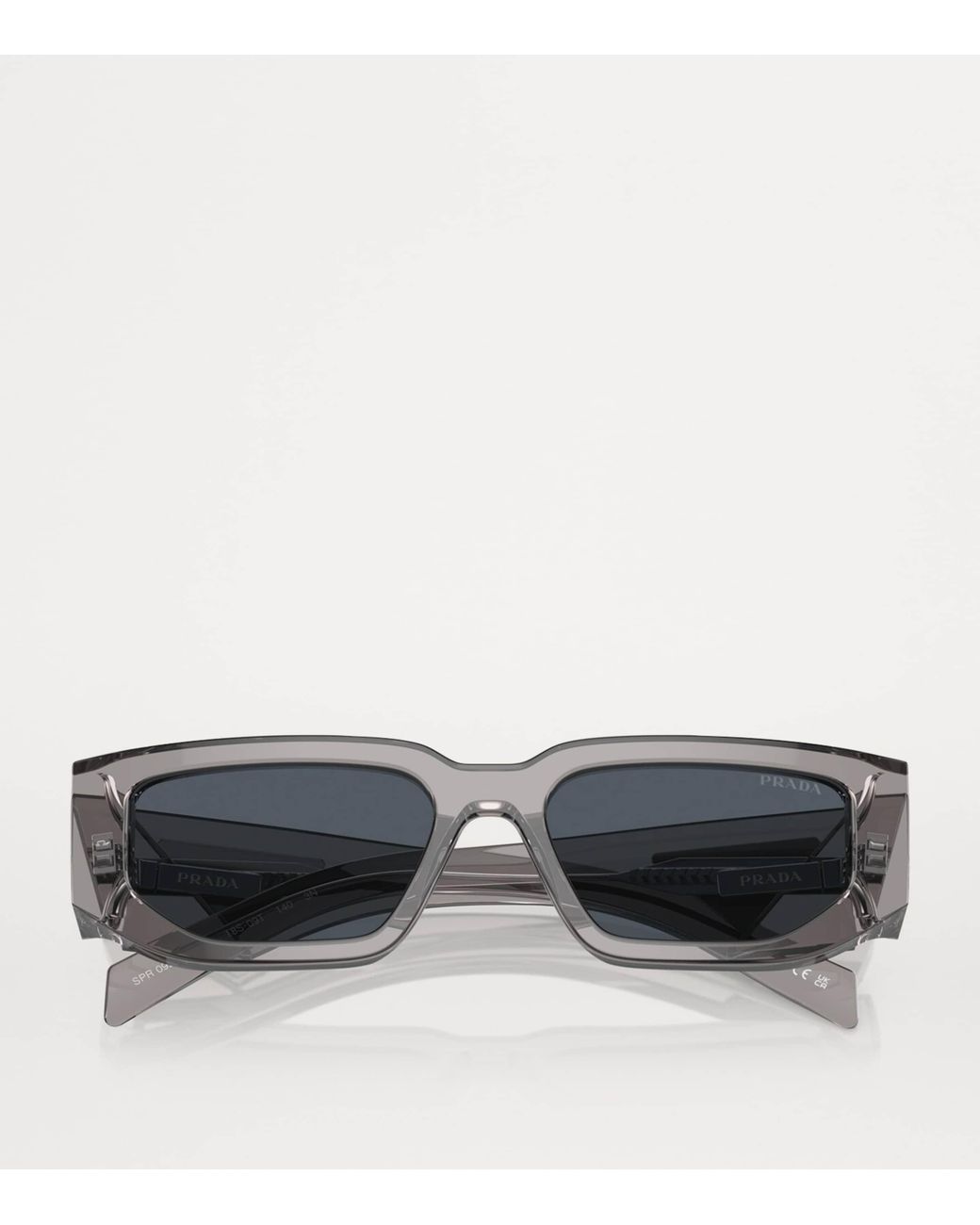 Prada Gray Acetate Pr 09Zs Sunglasses for men