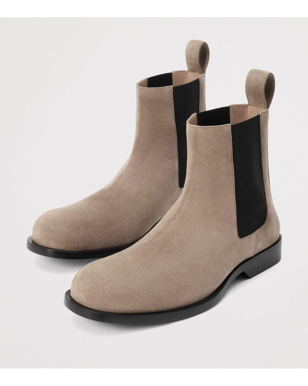 Loewe Brown Suede Bobine Chelsea Ankle Boots for men