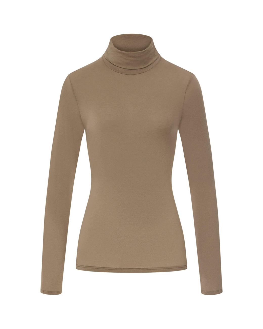 Hanro Natural Ultralight Wool High-Neck Top