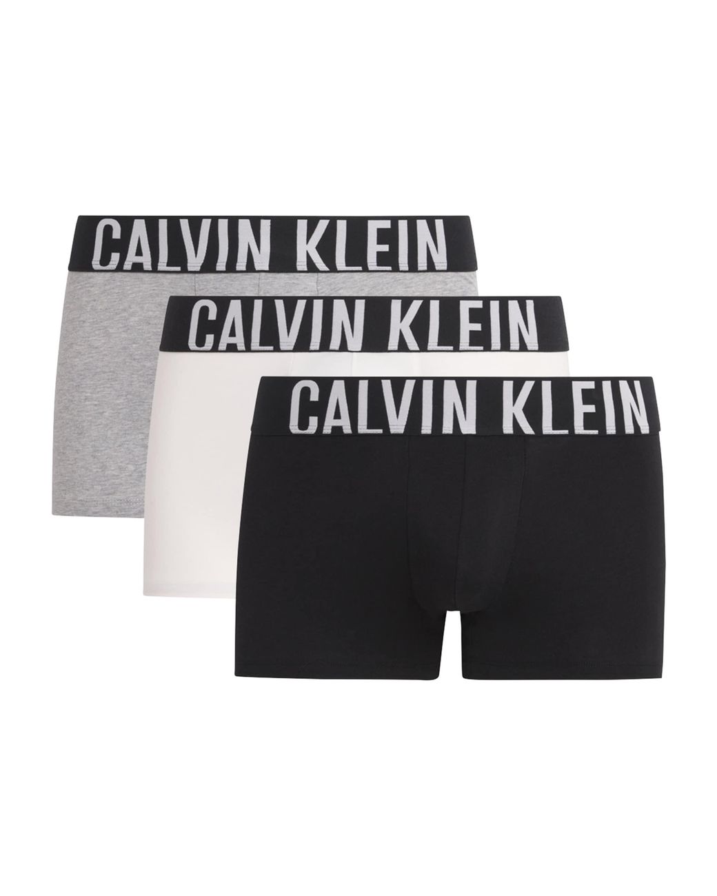 Calvin Klein Black Stretch-Cotton Intense Power Trunks for men