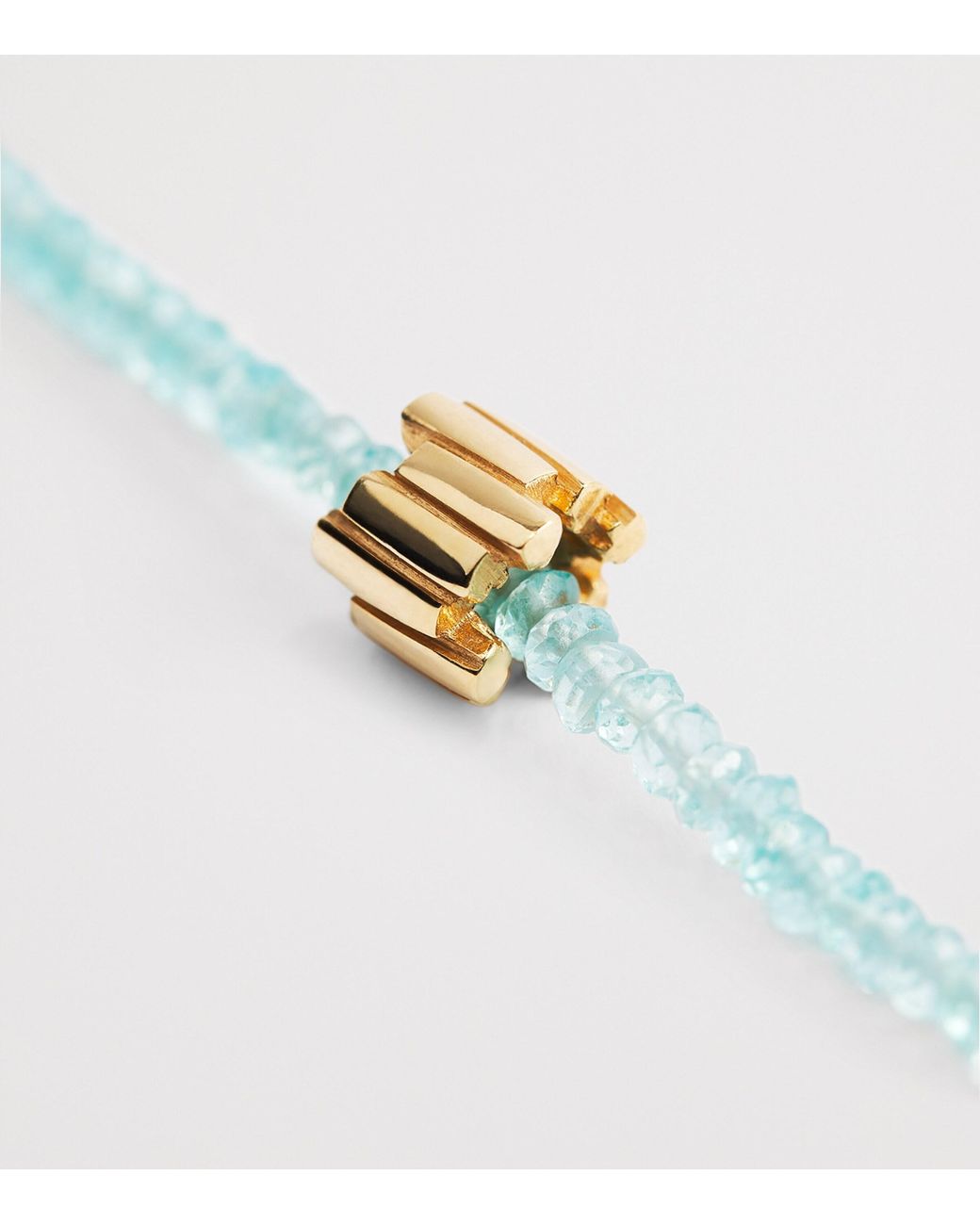 Suzanne Kalan Metallic And Apatite Infinite Beaded Necklace