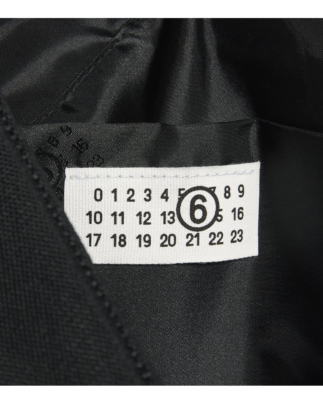 MM6 by Maison Margiela Black Small Japanese Tote Bag for men