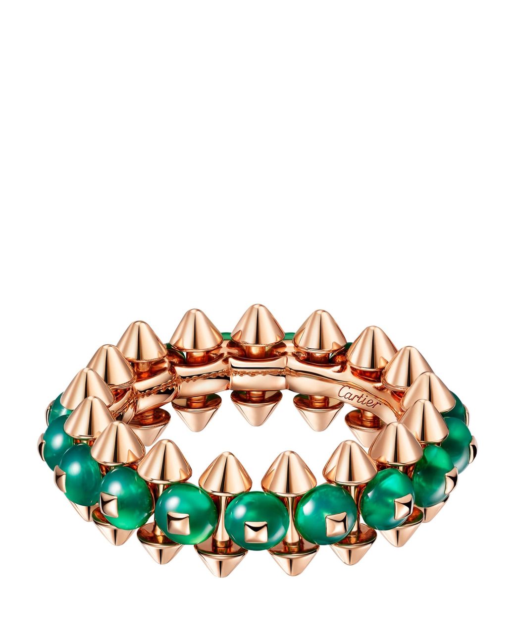 Cartier Green And Agate Clash De Ring