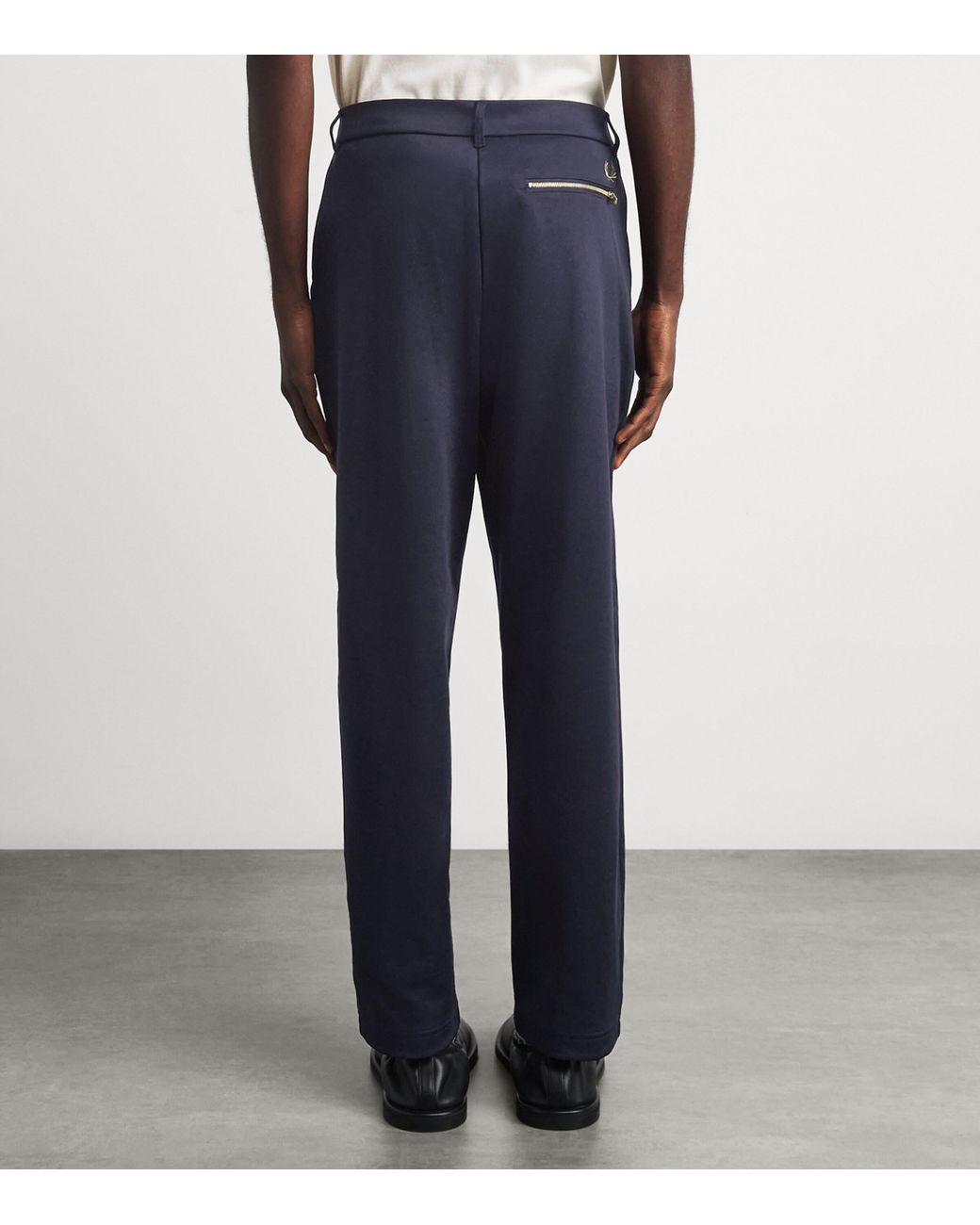 Fred Perry Blue Woven Tape Track Sweatpants for men