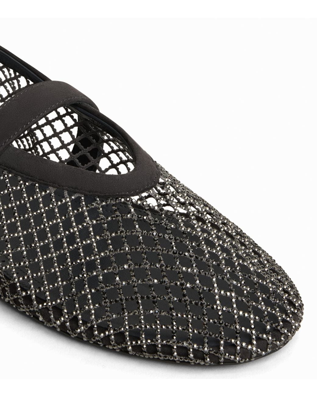 Alaïa Black Mesh Ballet Flats