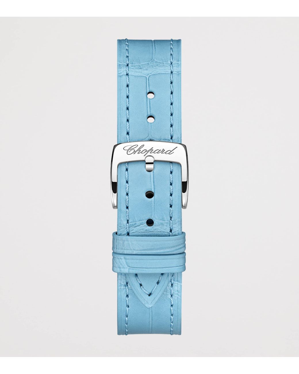 Chopard Blue Lucent Steel And Diamond Happy Sport Watch