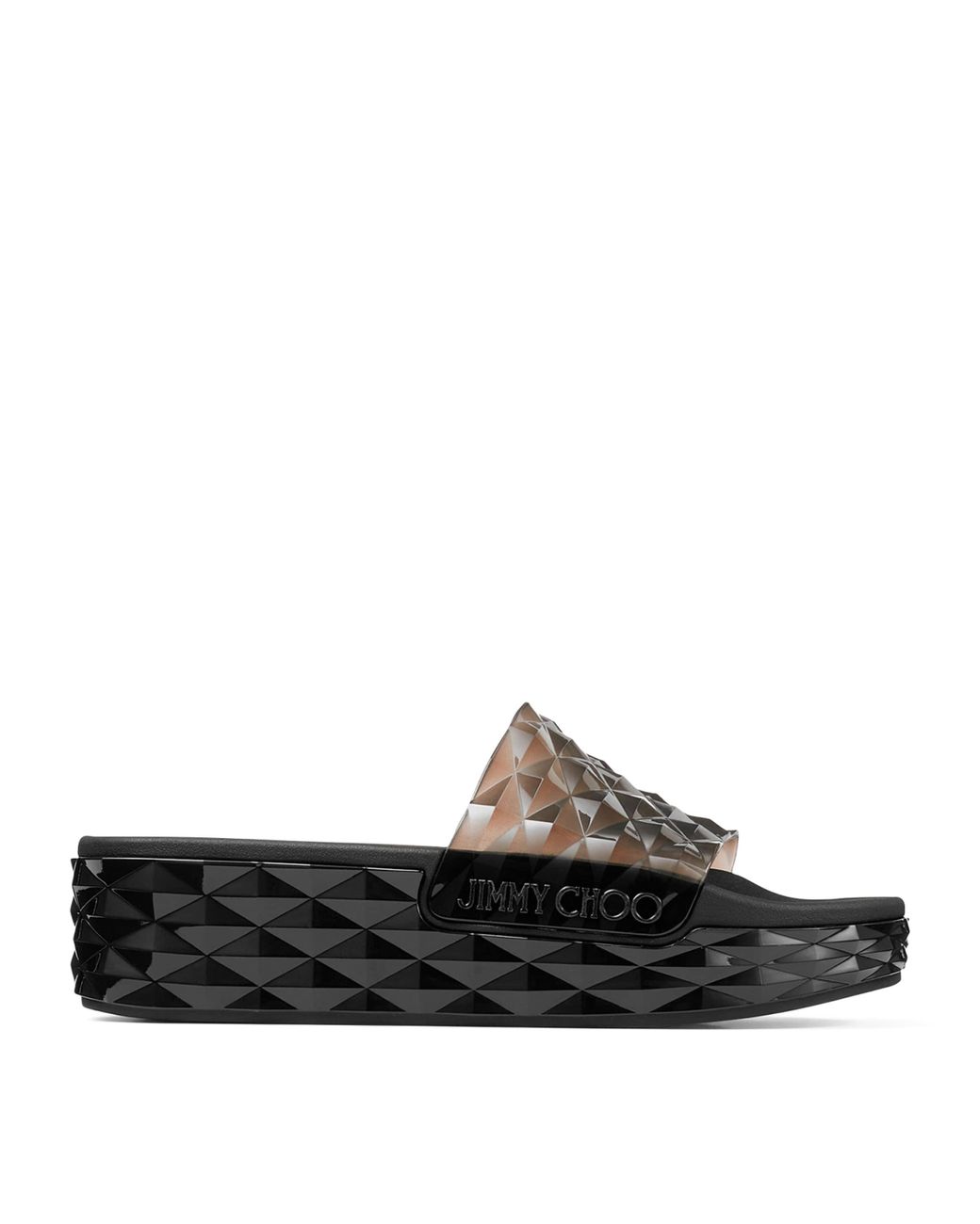 【関税込み】Jimmy Choo Diamondコレクション ブラック スライド 関税込み】Jimmy Choo Diamondコレクション ブラック スライド