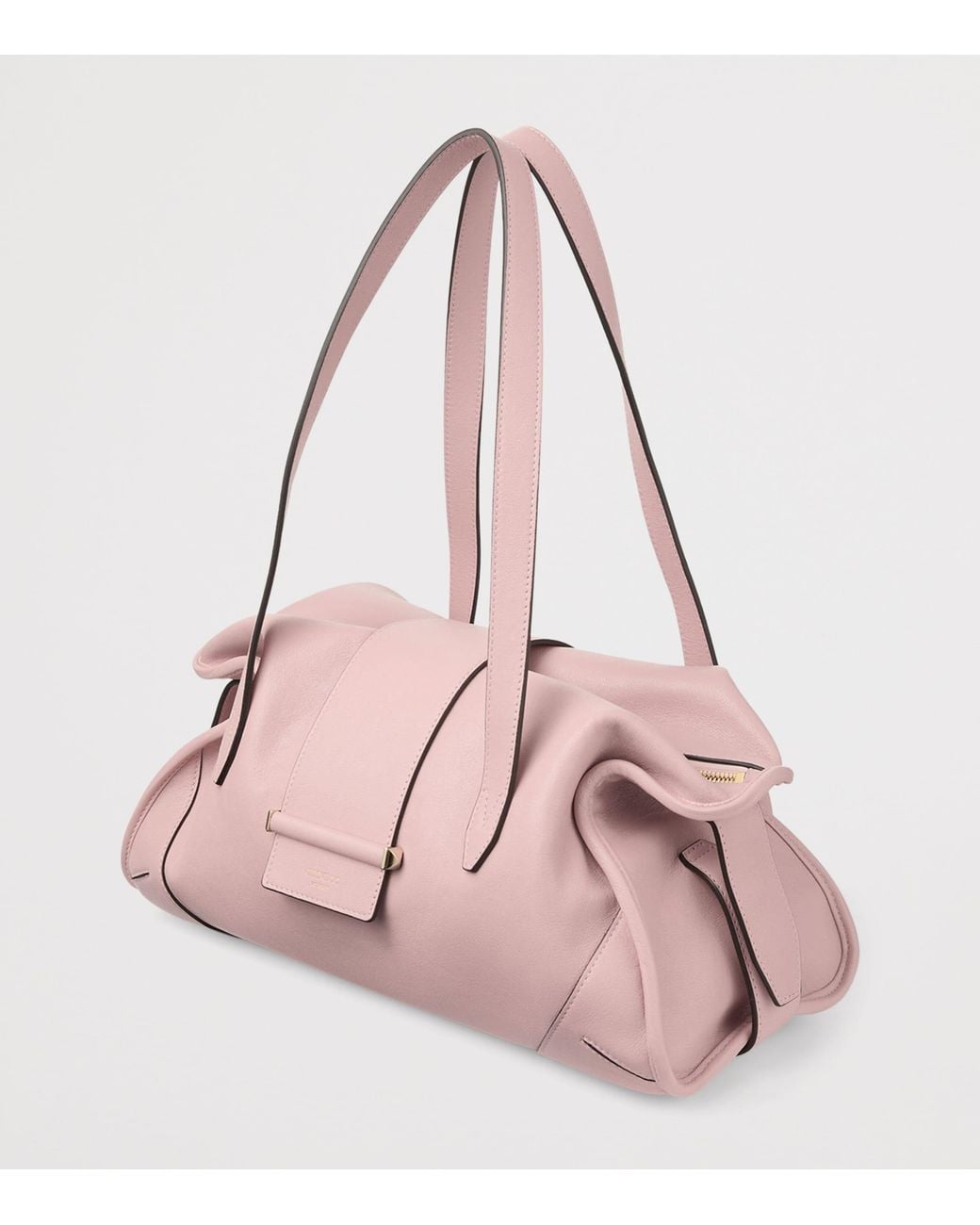 Jimmy Choo Pink Medium Leather Bar Holdall Bag
