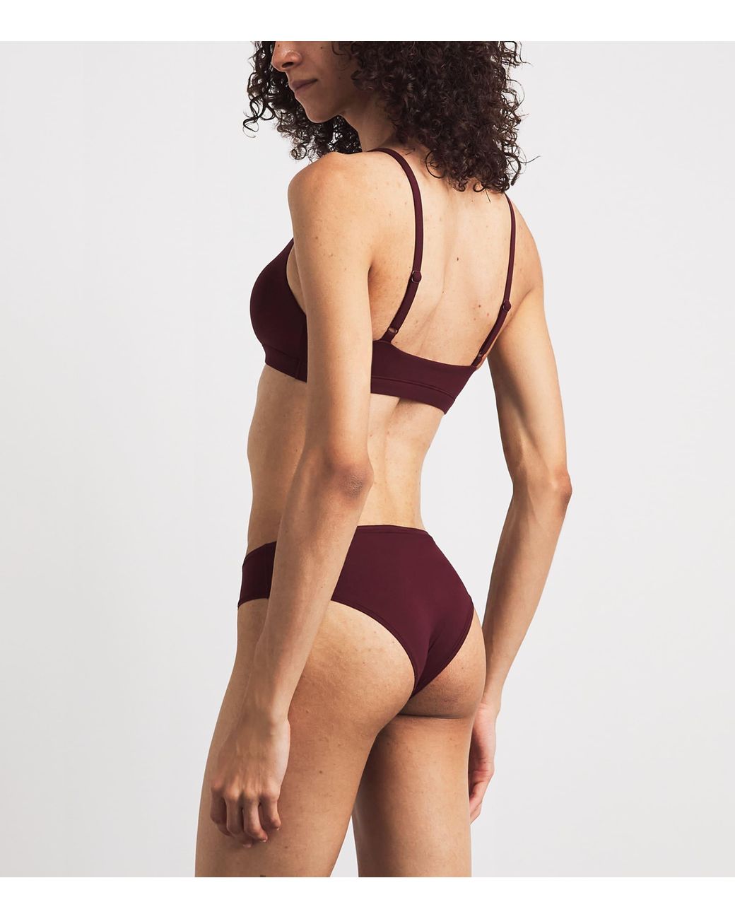 Skims Purple Fits Everybody Scoop-Neck Bralette
