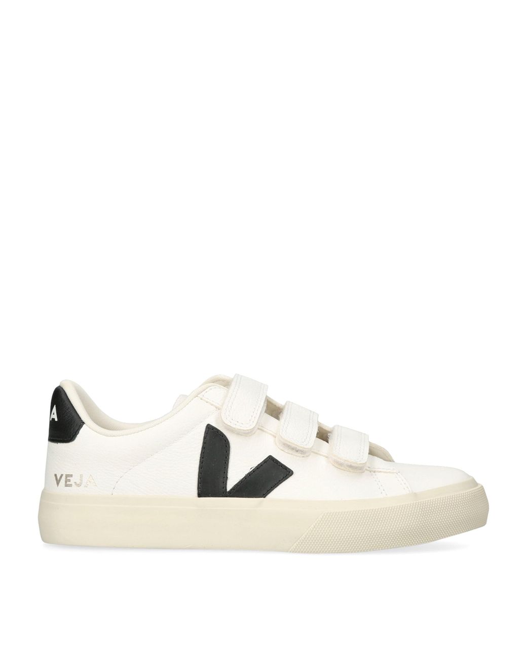 Veja Leather Recife Velcro Sneakers in Natural | Lyst Canada