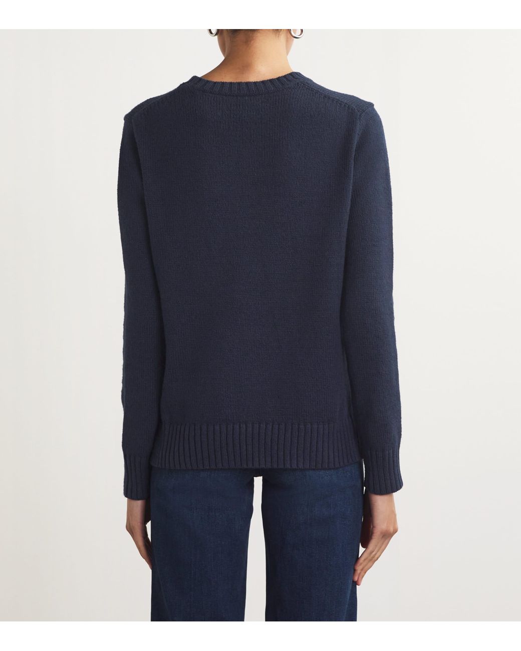 Polo Ralph Lauren Blue Polo Bear Cotton-linen Sweater