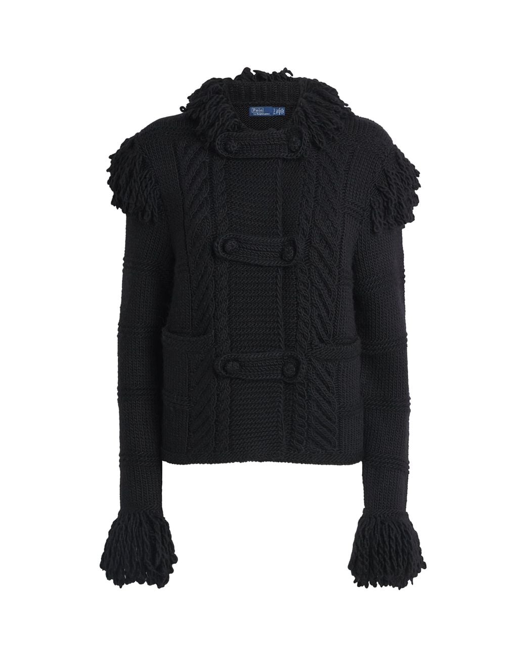 Polo Ralph Lauren Black Wool Cardigan