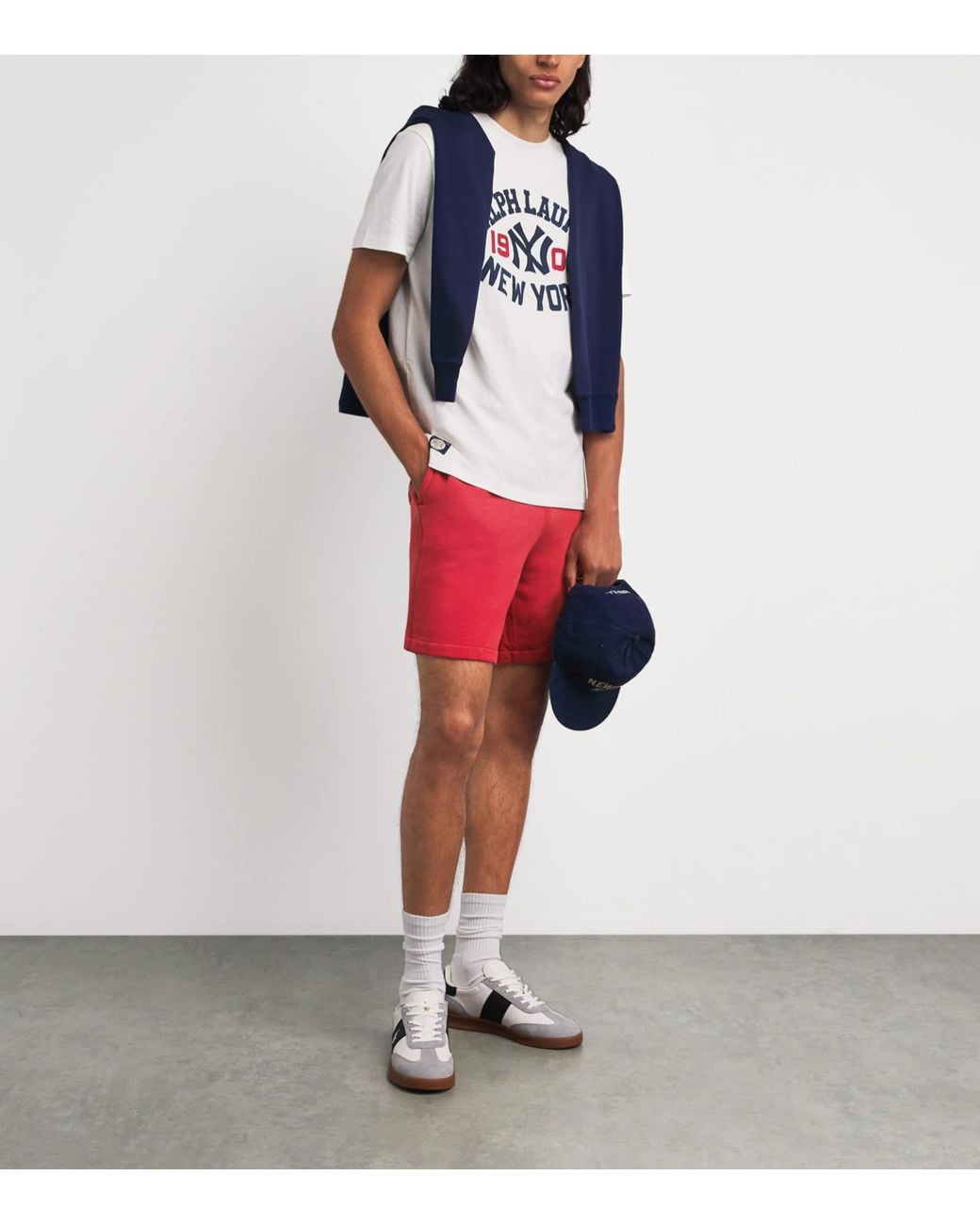 Polo Ralph Lauren Red X Yankees Cotton Shorts for men