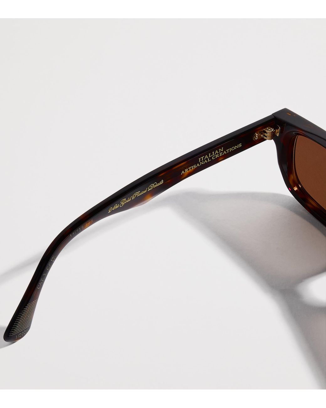 Sestini Eyewear Brown Acetate Quindici Sunglasses for men