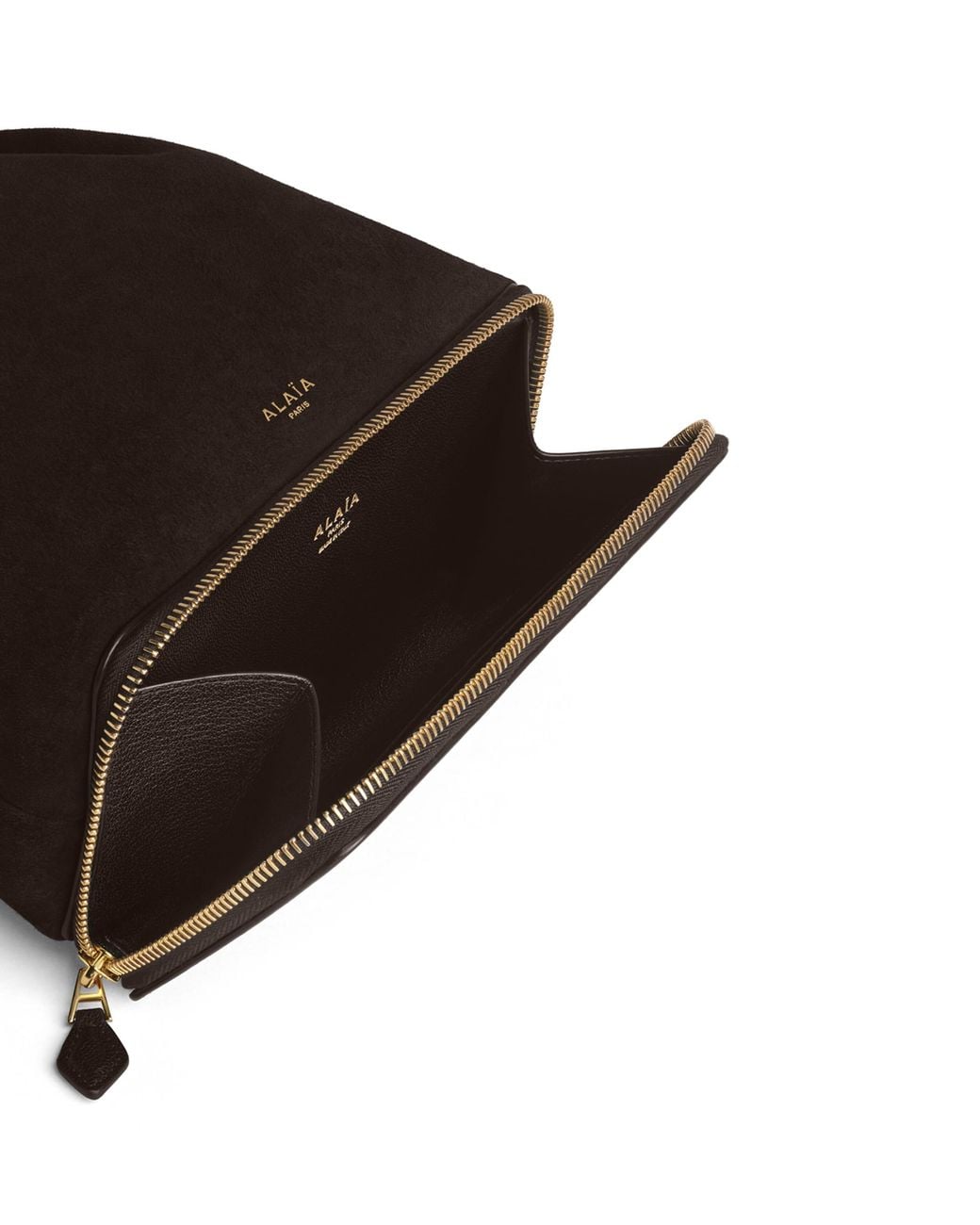 Alaïa Brown Suede Le Ponchon Cross-Body Bag