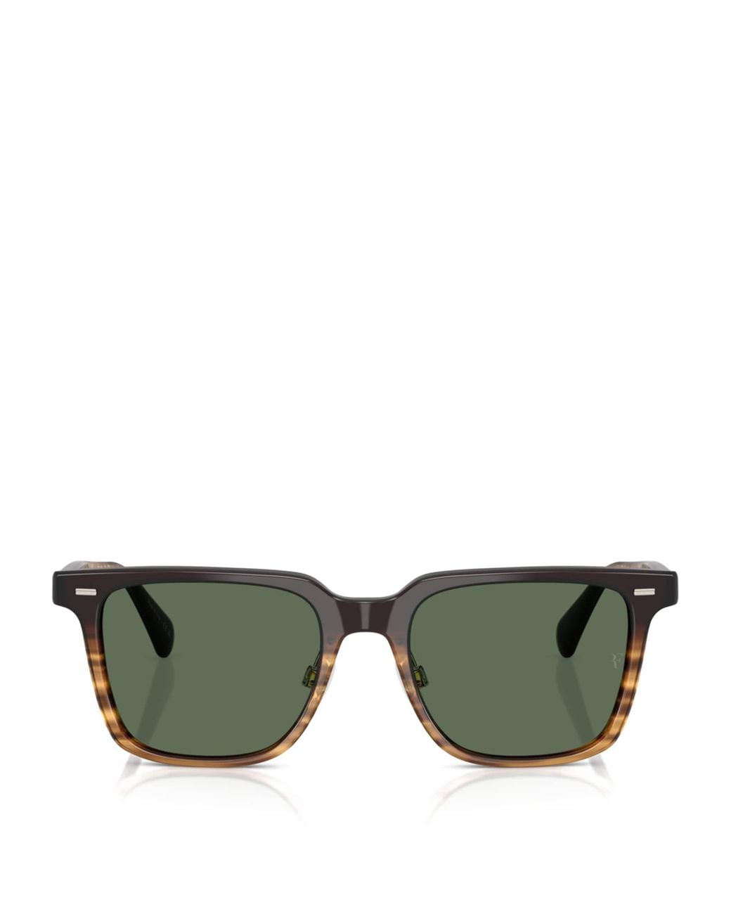 Oliver Peoples Green Rectangular Mr. Federer Ii Sunglasses for men