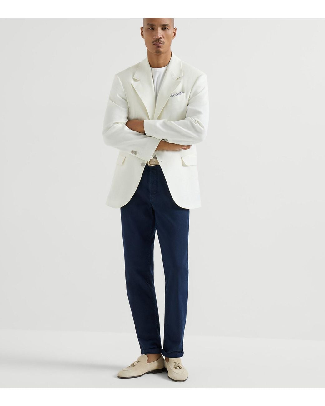 Brunello Cucinelli Blue Comfort Straight Jeans for men