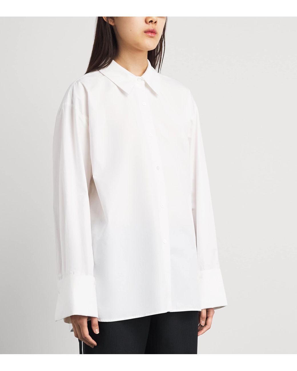 Herskind White Cotton Inga Oversized Shirt