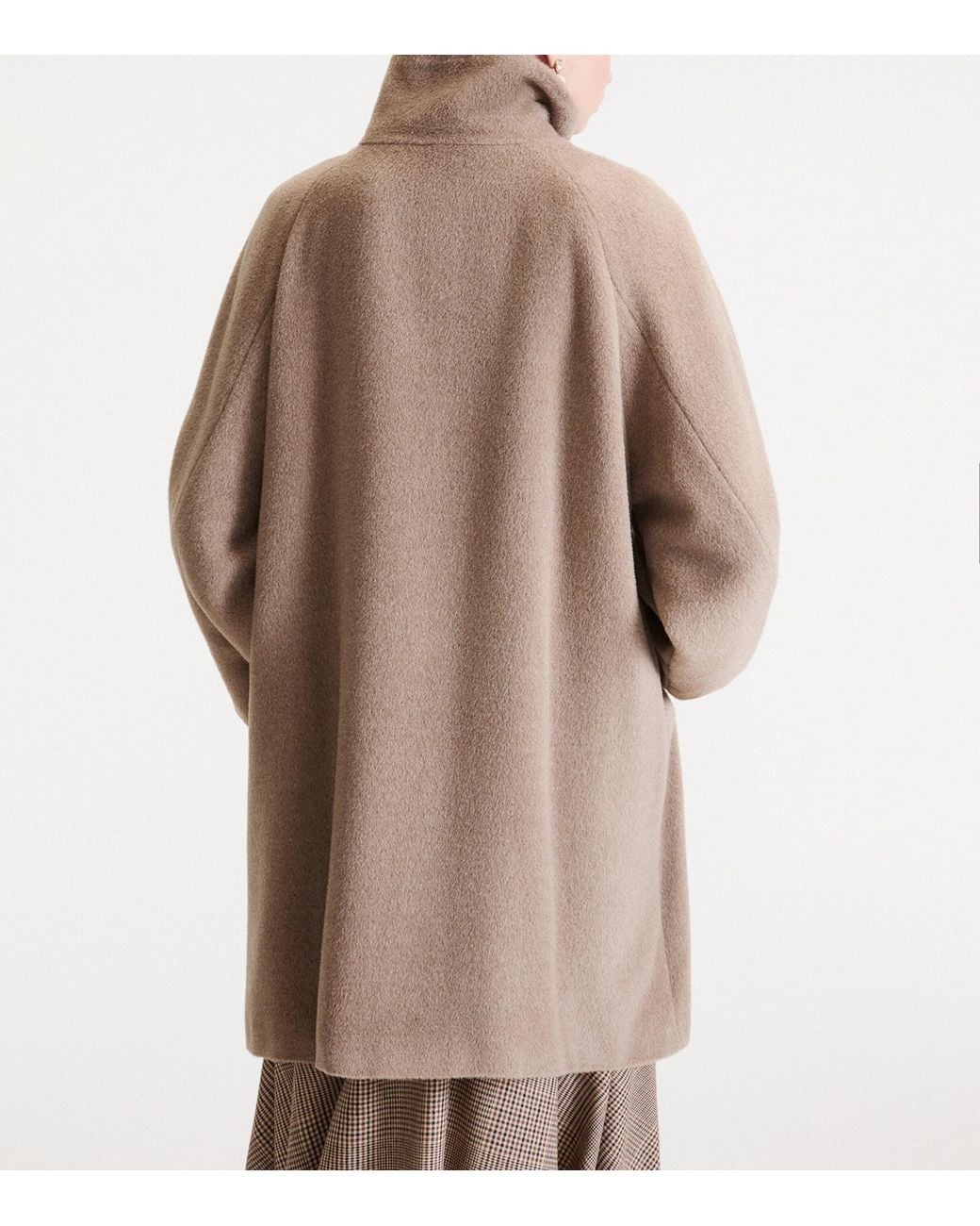 Marella Brown Alpaca-Virgin Wool Coat