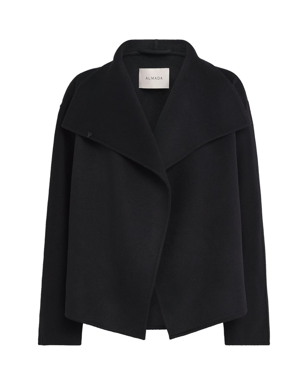 Almada Label Black Wool-Cashmere Cadie Coat