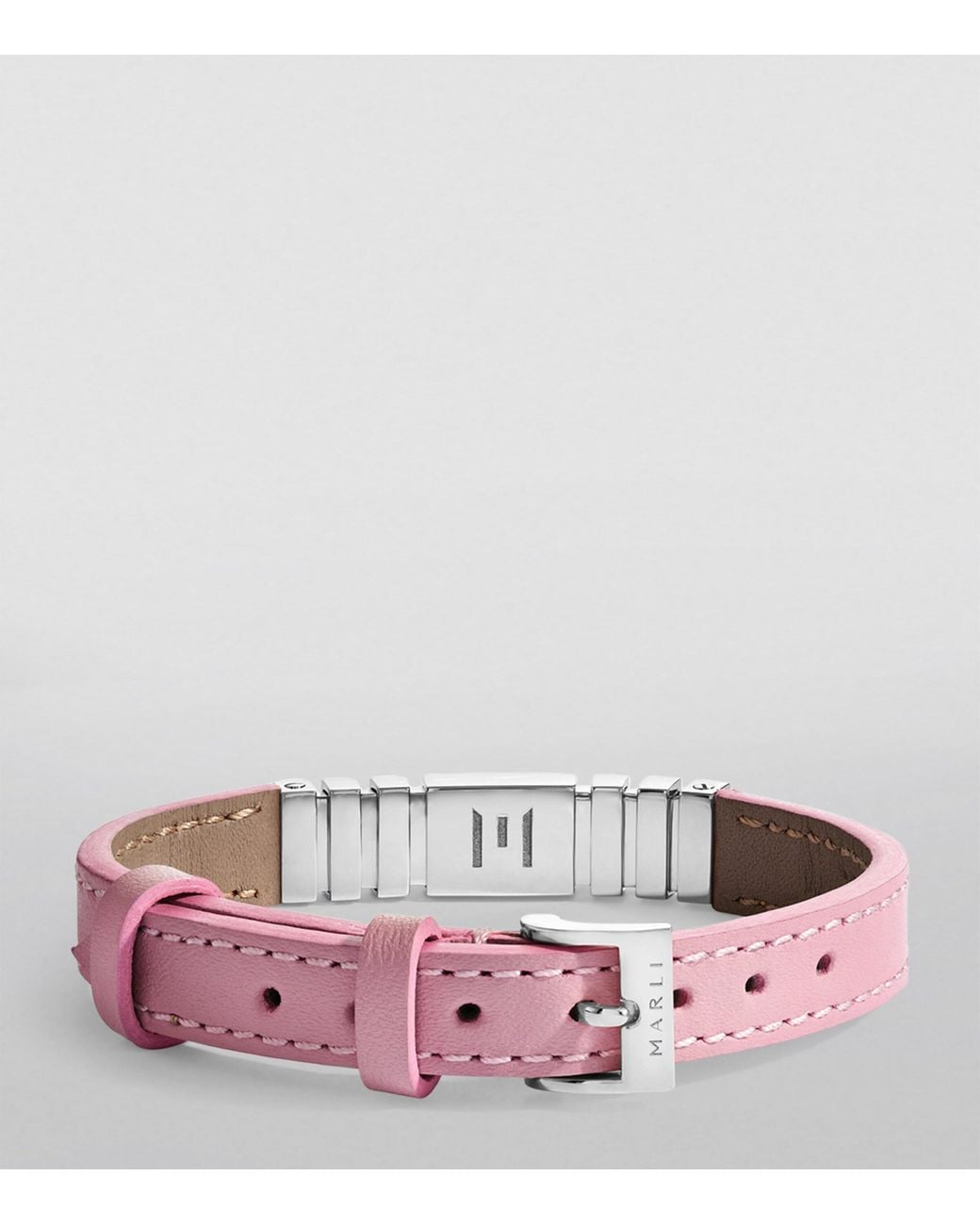 Marli New York Pink Diamond And Nappa Leather Unii Bracelet