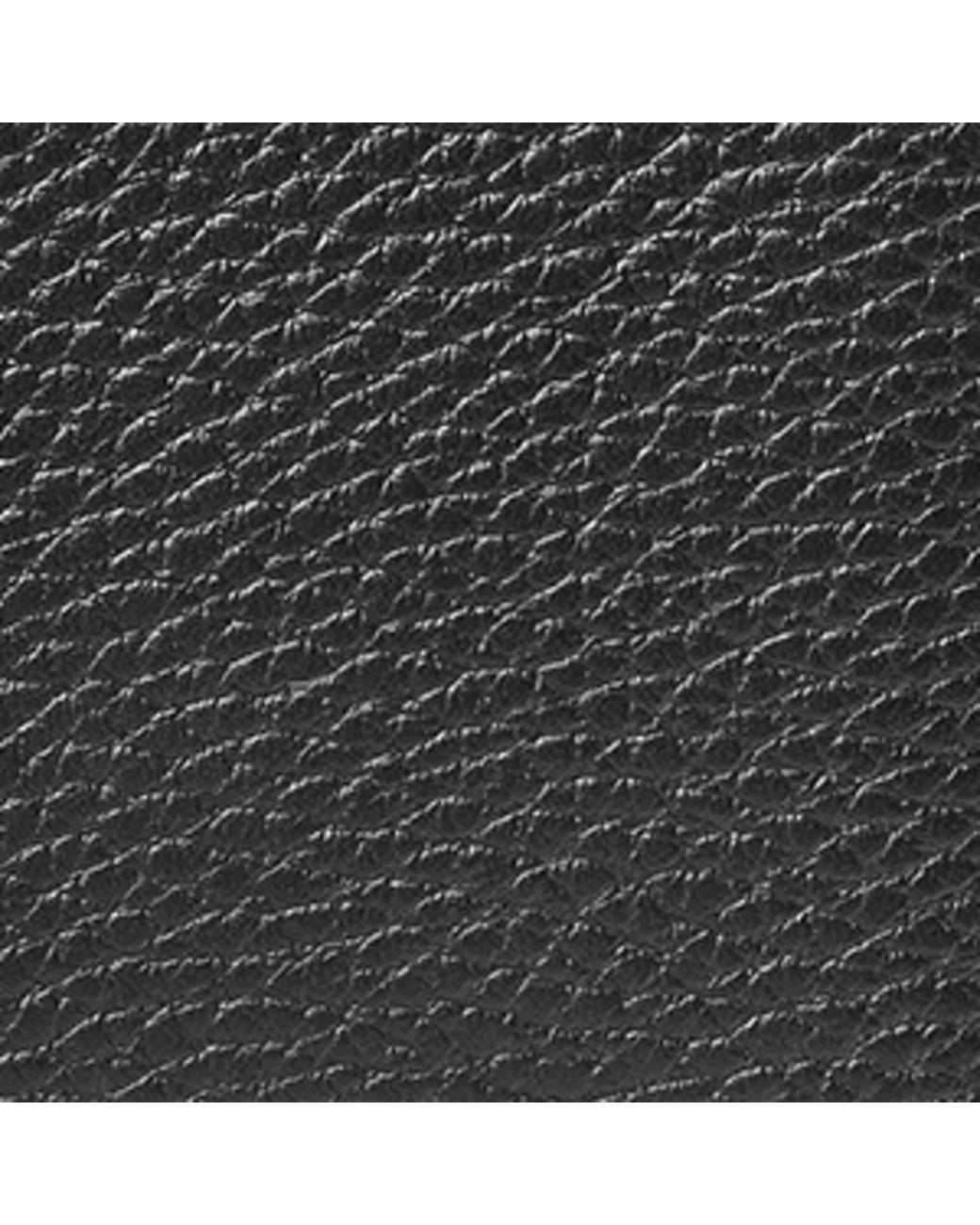 Aspinal Black Leather Folded Card Holder for men