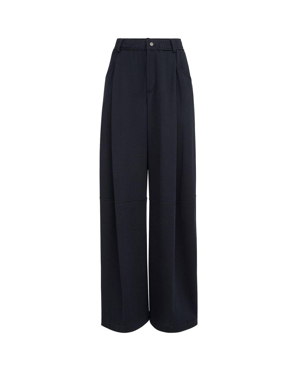 Brunello Cucinelli Blue Cotton-Silk Interlock Track Pants