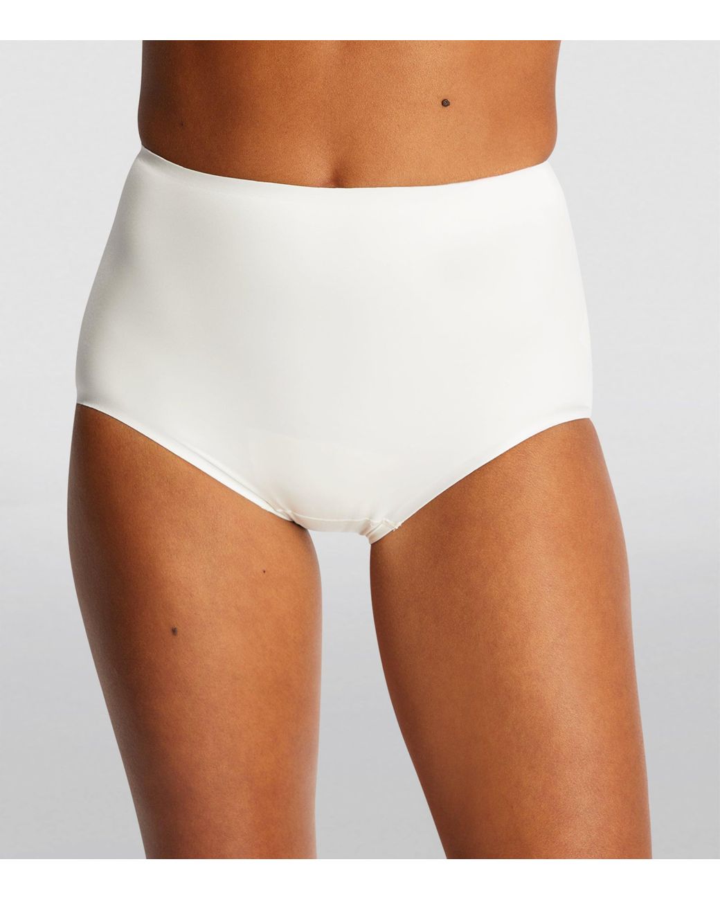 Spanx White Satin Shaping Briefs