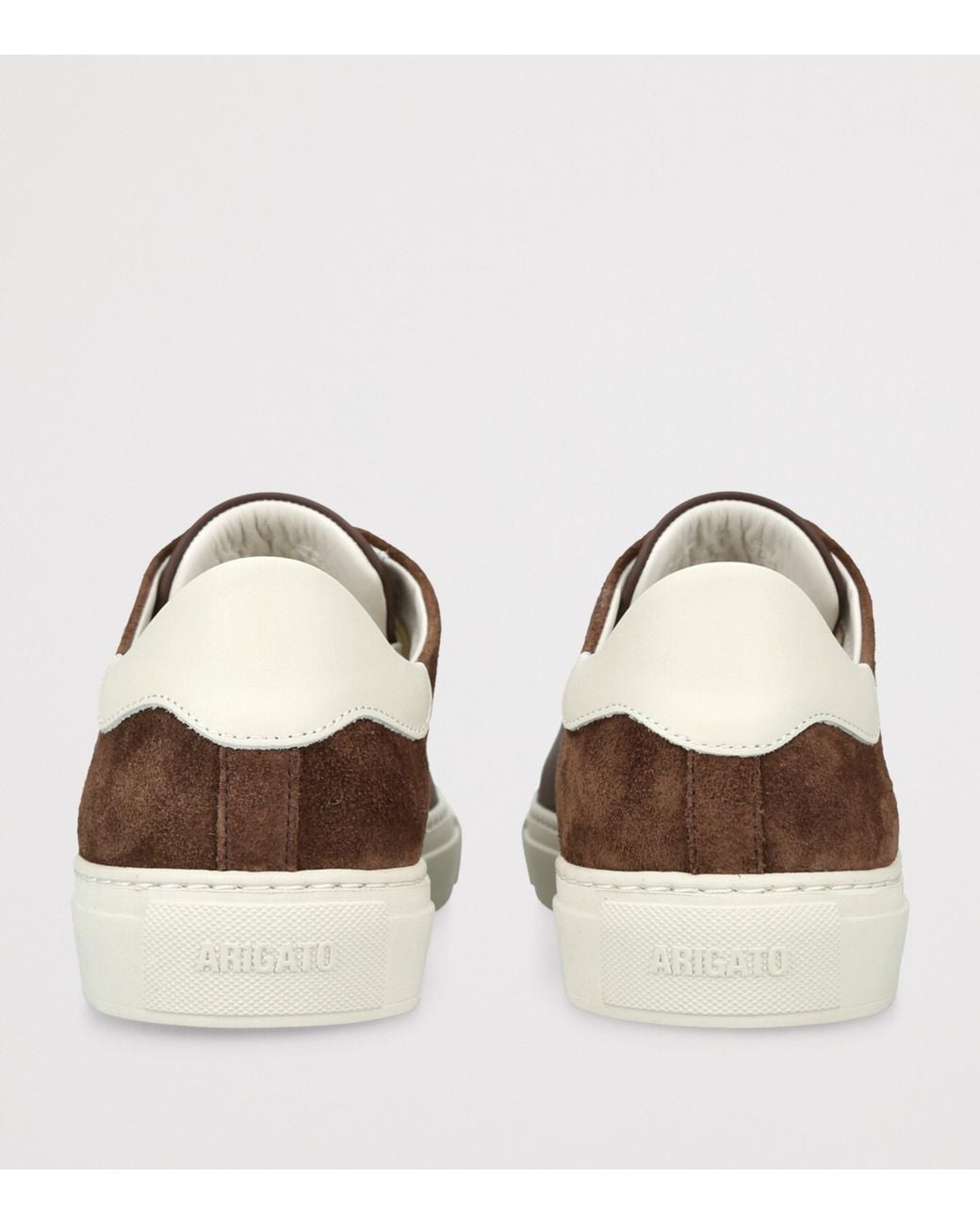 Axel Arigato Brown Leather-Suede Clean 90 Split Sneakers for men