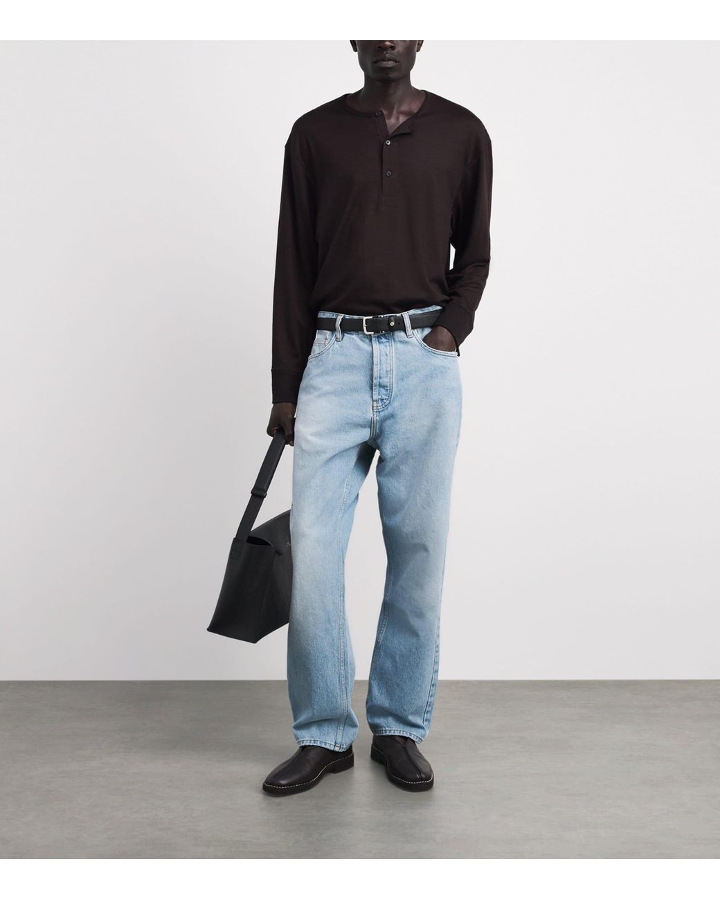 Studio Nicholson Blue Riso Straight Jeans for men